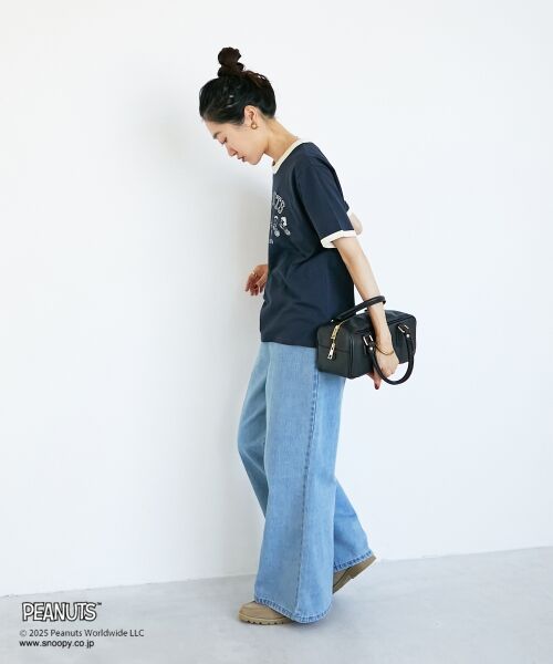 le.coeur blanc / ルクールブラン Tシャツ | 【PEANUTS】リンガーTシャツ | 詳細10