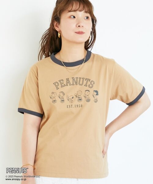 le.coeur blanc / ルクールブラン Tシャツ | 【PEANUTS】リンガーTシャツ | 詳細15