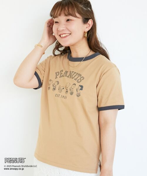le.coeur blanc / ルクールブラン Tシャツ | 【PEANUTS】リンガーTシャツ | 詳細19