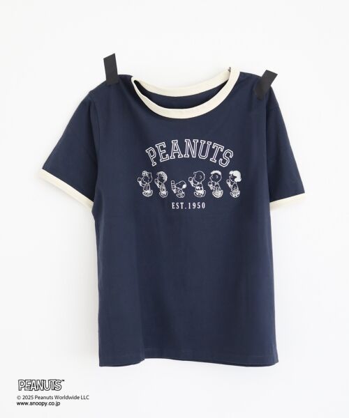 le.coeur blanc / ルクールブラン Tシャツ | 【PEANUTS】リンガーTシャツ | 詳細2