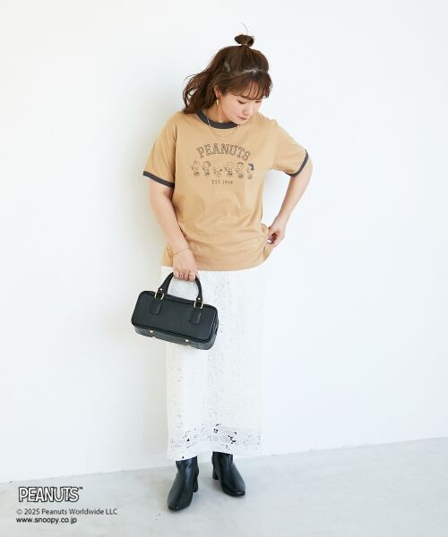 le.coeur blanc / ルクールブラン Tシャツ | 【PEANUTS】リンガーTシャツ | 詳細21
