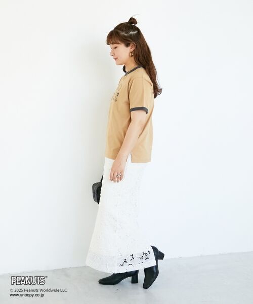 le.coeur blanc / ルクールブラン Tシャツ | 【PEANUTS】リンガーTシャツ | 詳細22