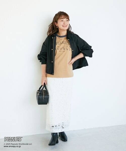 le.coeur blanc / ルクールブラン Tシャツ | 【PEANUTS】リンガーTシャツ | 詳細25