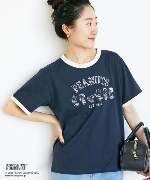 le.coeur blanc / ルクールブラン Tシャツ | 【PEANUTS】リンガーTシャツ | 詳細4