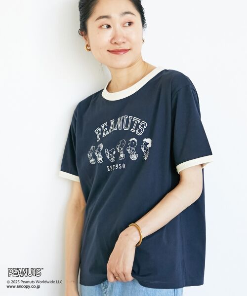 le.coeur blanc / ルクールブラン Tシャツ | 【PEANUTS】リンガーTシャツ | 詳細5