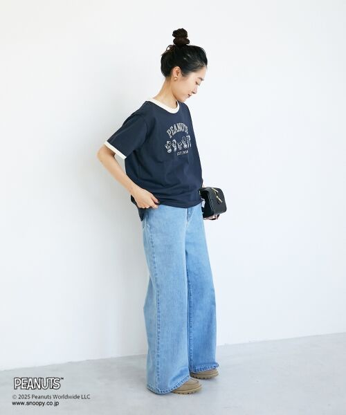 le.coeur blanc / ルクールブラン Tシャツ | 【PEANUTS】リンガーTシャツ | 詳細8