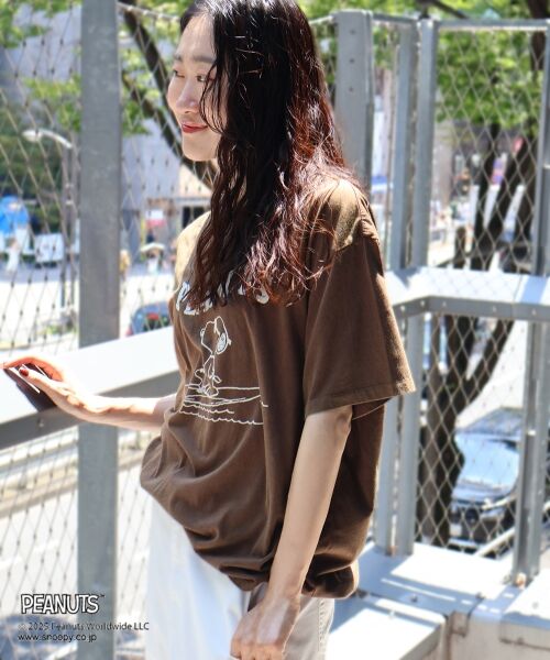 le.coeur blanc / ルクールブラン Tシャツ | 【PEANUTS】ピグメントTシャツ | 詳細4