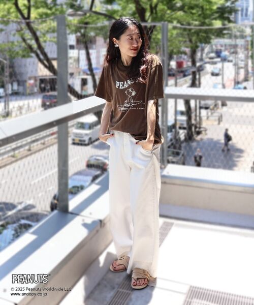 le.coeur blanc / ルクールブラン Tシャツ | 【PEANUTS】ピグメントTシャツ | 詳細5