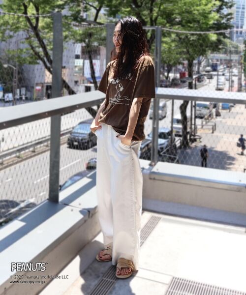 le.coeur blanc / ルクールブラン Tシャツ | 【PEANUTS】ピグメントTシャツ | 詳細6