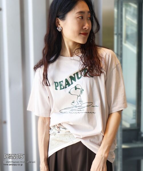 le.coeur blanc / ルクールブラン Tシャツ | 【PEANUTS】ピグメントTシャツ | 詳細7