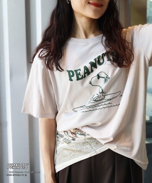 le.coeur blanc / ルクールブラン Tシャツ | 【PEANUTS】ピグメントTシャツ | 詳細8