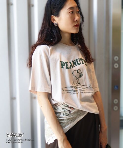 le.coeur blanc / ルクールブラン Tシャツ | 【PEANUTS】ピグメントTシャツ | 詳細9