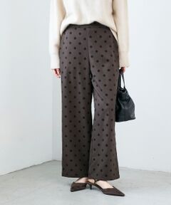 le.coeur blanc / ルクールブラン その他パンツ | 《手洗い可能》ドットワイドパンツ