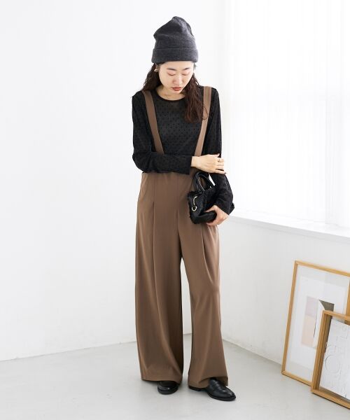 le.coeur blanc / ルクールブラン カットソー | シアーラメフロッキードットプルオーバー | 詳細17