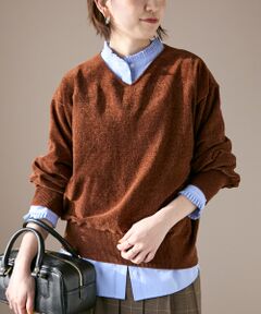 le.coeur blanc / ルクールブラン ニット・セーター | モールヤーンVネックプルオーバー