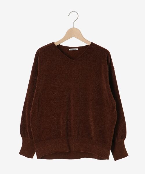 le.coeur blanc / ルクールブラン ニット・セーター | モールヤーンVネックプルオーバー | 詳細1