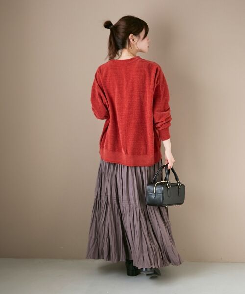 le.coeur blanc / ルクールブラン カーディガン・ボレロ | モールヤーンVネックカーディガン | 詳細10