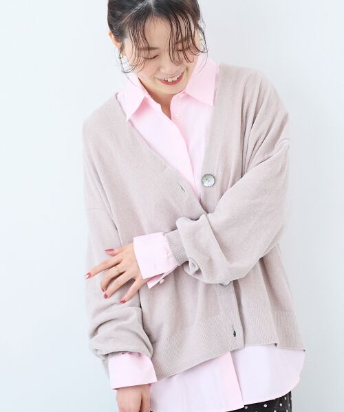 le.coeur blanc / ルクールブラン カーディガン・ボレロ | モールヤーンVネックカーディガン | 詳細25
