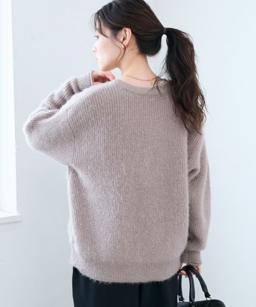 le.coeur blanc / ルクールブラン カーディガン・ボレロ | 《手洗い可能》ラメシャギーニットカーデ | 詳細10