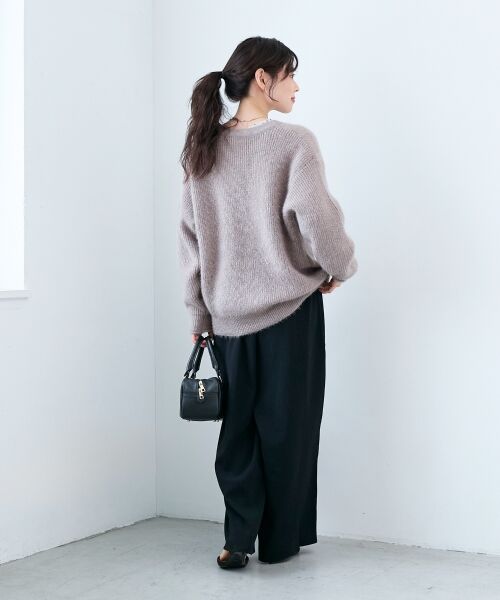 le.coeur blanc / ルクールブラン カーディガン・ボレロ | 《手洗い可能》ラメシャギーニットカーデ | 詳細15