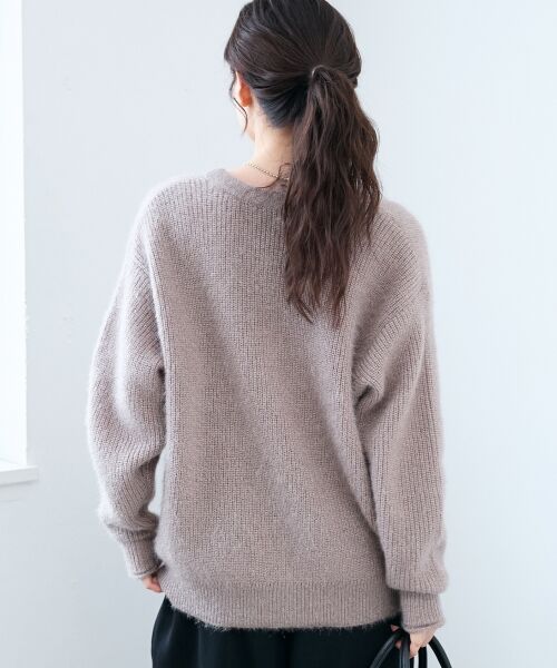 le.coeur blanc / ルクールブラン カーディガン・ボレロ | 《手洗い可能》ラメシャギーニットカーデ | 詳細9