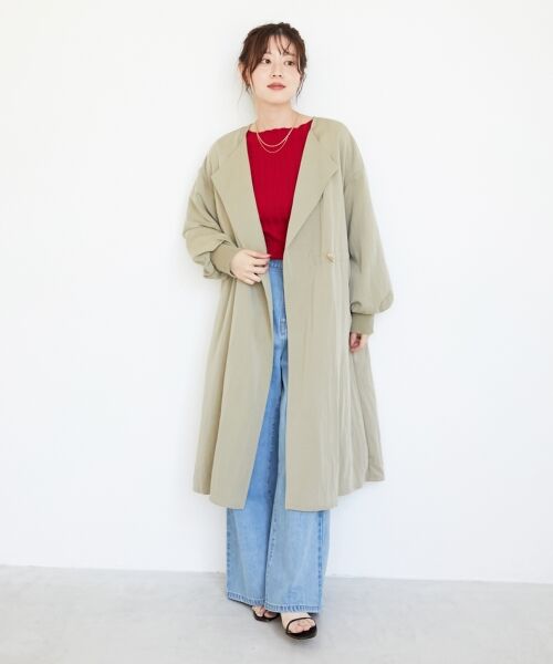 le.coeur blanc / ルクールブラン ニット・セーター | 《手洗い可能》ボートネックリブニット | 詳細20