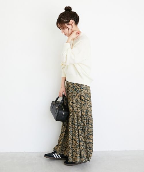 le.coeur blanc / ルクールブラン ニット・セーター | 《一部カラーWEB限定》フロッキーロゴニットポロ | 詳細12