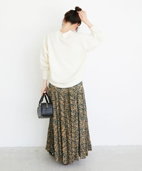 le.coeur blanc / ルクールブラン ニット・セーター | 《一部カラーWEB限定》フロッキーロゴニットポロ | 詳細13