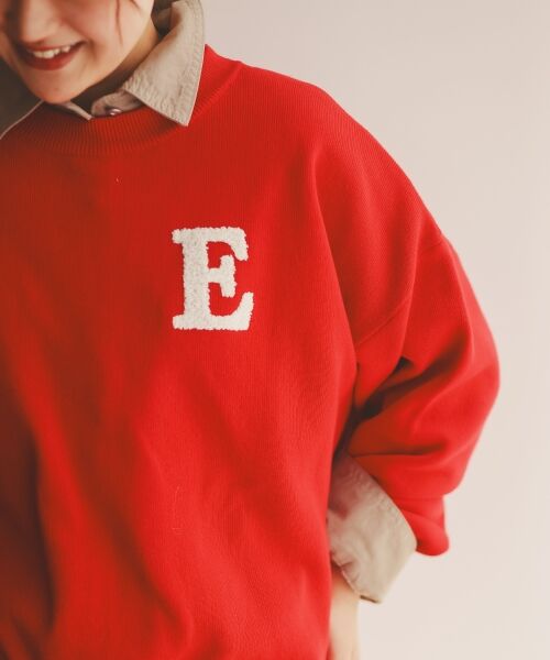 le.coeur blanc / ルクールブラン ニット・セーター | 《手洗い可能》サガラ刺繍クループルオーバー | 詳細4