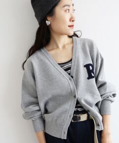 le.coeur blanc / ルクールブラン カーディガン・ボレロ | 《手洗い可能》サガラ刺繍Vカーディガン