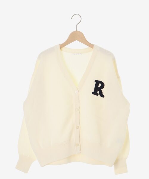 le.coeur blanc / ルクールブラン カーディガン・ボレロ | ★再入荷《手洗い可能》サガラ刺繍Vカーディガン | 詳細1
