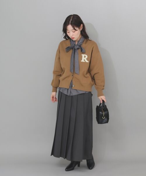 le.coeur blanc / ルクールブラン カーディガン・ボレロ | ★再入荷《手洗い可能》サガラ刺繍Vカーディガン | 詳細26