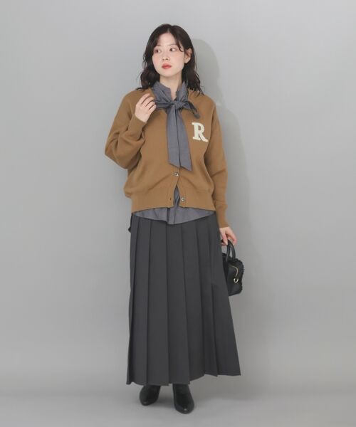 le.coeur blanc / ルクールブラン カーディガン・ボレロ | ★再入荷《手洗い可能》サガラ刺繍Vカーディガン | 詳細27