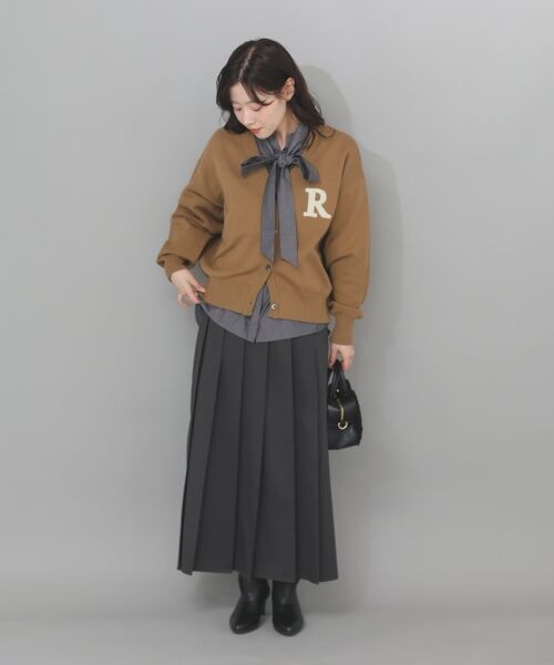 le.coeur blanc / ルクールブラン カーディガン・ボレロ | ★再入荷《手洗い可能》サガラ刺繍Vカーディガン | 詳細28