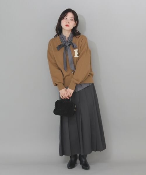 le.coeur blanc / ルクールブラン カーディガン・ボレロ | ★再入荷《手洗い可能》サガラ刺繍Vカーディガン | 詳細29