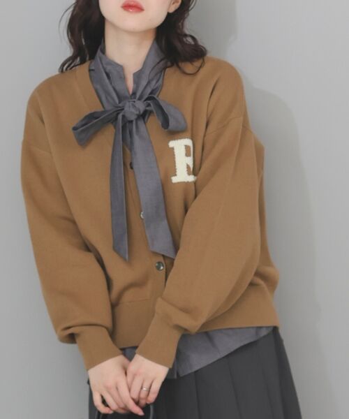 le.coeur blanc / ルクールブラン カーディガン・ボレロ | ★再入荷《手洗い可能》サガラ刺繍Vカーディガン | 詳細30