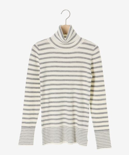 le.coeur blanc / ルクールブラン ニット・セーター | 《手洗い可能》リブタートルネックニット | 詳細10