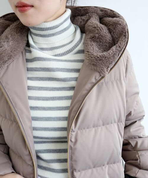 le.coeur blanc / ルクールブラン ニット・セーター | 《手洗い可能》リブタートルネックニット | 詳細24