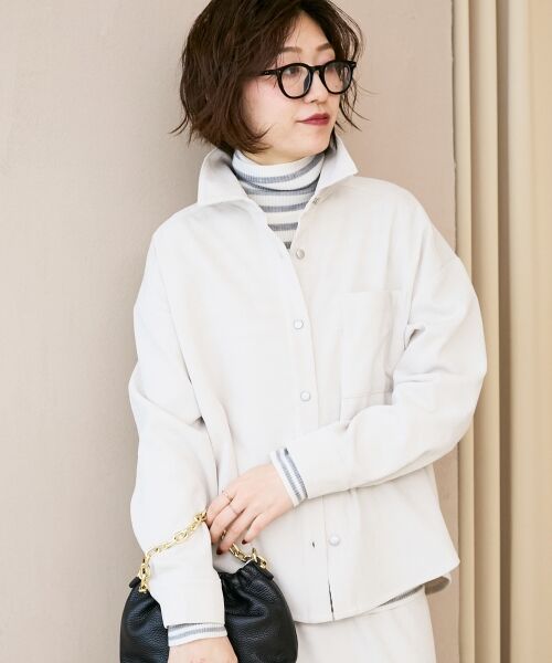 le.coeur blanc / ルクールブラン ニット・セーター | 《手洗い可能》リブタートルネックニット | 詳細25