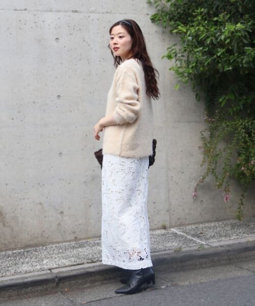 le.coeur blanc / ルクールブラン ニット・セーター | ソフトシャギーニットプルオーバー | 詳細10