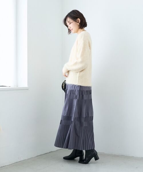 le.coeur blanc / ルクールブラン ニット・セーター | ソフトシャギーニットプルオーバー | 詳細17