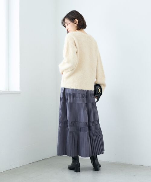 le.coeur blanc / ルクールブラン ニット・セーター | ソフトシャギーニットプルオーバー | 詳細18