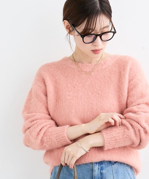 le.coeur blanc / ルクールブラン ニット・セーター | ソフトシャギーニットプルオーバー | 詳細22