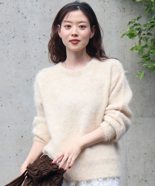 le.coeur blanc / ルクールブラン ニット・セーター | ソフトシャギーニットプルオーバー | 詳細7
