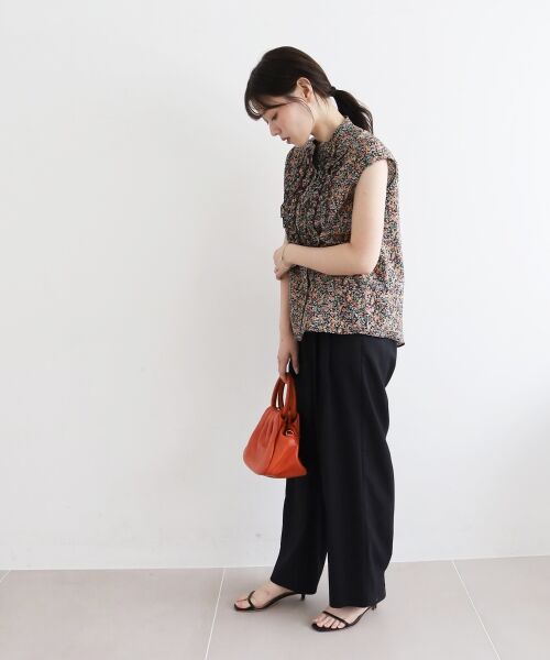 le.coeur blanc / ルクールブラン シャツ・ブラウス | 《手洗い可能》リバティフロントフリルブラウス | 詳細11