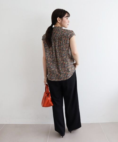 le.coeur blanc / ルクールブラン シャツ・ブラウス | 《手洗い可能》リバティフロントフリルブラウス | 詳細12