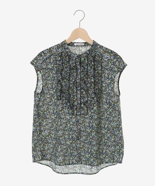 le.coeur blanc / ルクールブラン シャツ・ブラウス | 《手洗い可能》リバティフロントフリルブラウス | 詳細15