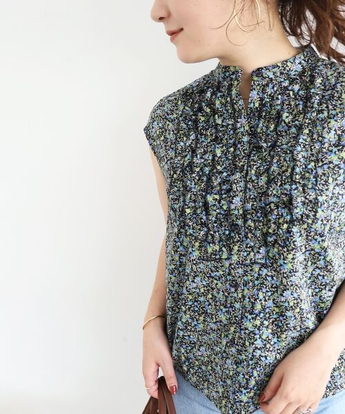 le.coeur blanc / ルクールブラン シャツ・ブラウス | 《手洗い可能》リバティフロントフリルブラウス | 詳細17