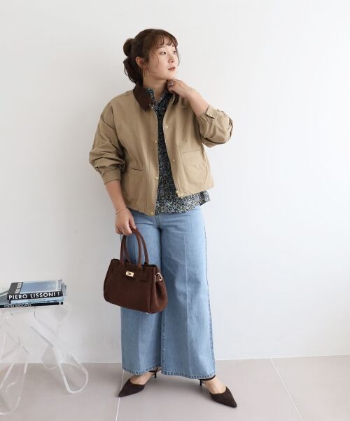 le.coeur blanc / ルクールブラン シャツ・ブラウス | 《手洗い可能》リバティフロントフリルブラウス | 詳細20