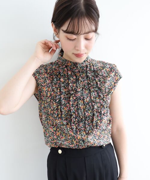 le.coeur blanc / ルクールブラン シャツ・ブラウス | 《手洗い可能》リバティフロントフリルブラウス | 詳細3